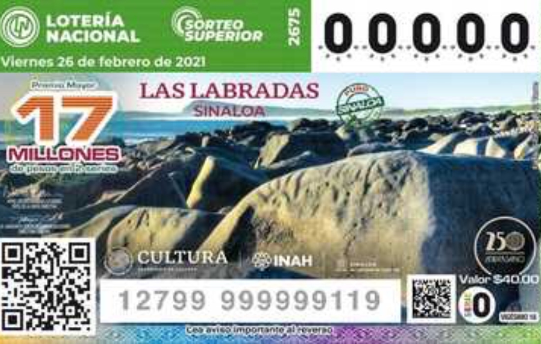 Develan billete de la Lotería Nacional inspirado en el santuario de Las Labradas