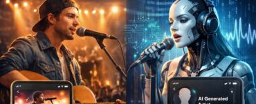 Descubre cómo identificar si una canción en Spotify o Apple Music fue creada por un artista o por inteligencia artificial.