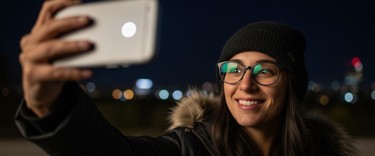 Descubre cómo optimizar tu celular para capturar mejores selfies en la noche con iluminación y ángulos adecuados.