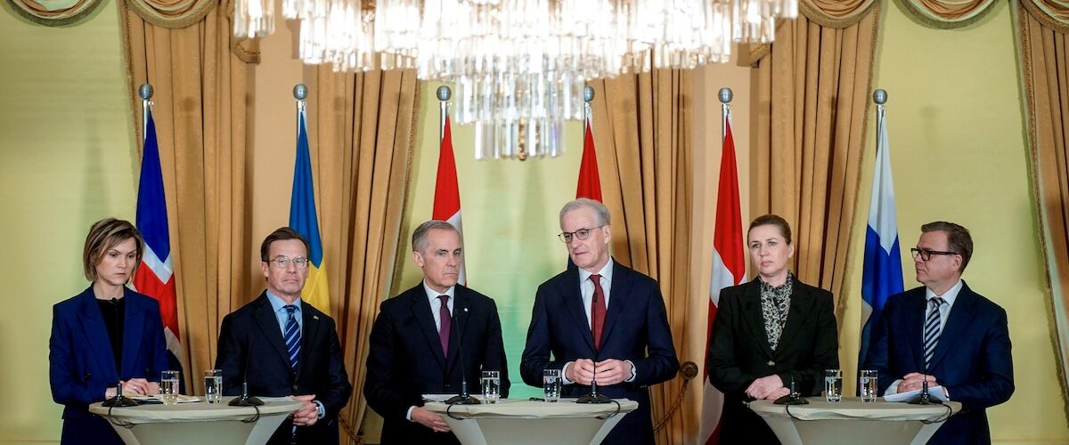 Los líderes nórdicos y Canadá se unieron para abordar la creciente actividad militar rusa en el Ártico.