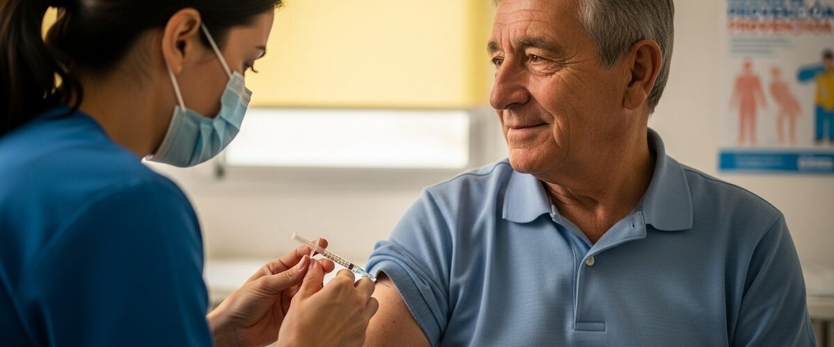La nueva variante A(H3N2) K plantea riesgos para adultos mayores. Expertos aconsejan la inmunización de todos los convivientes.