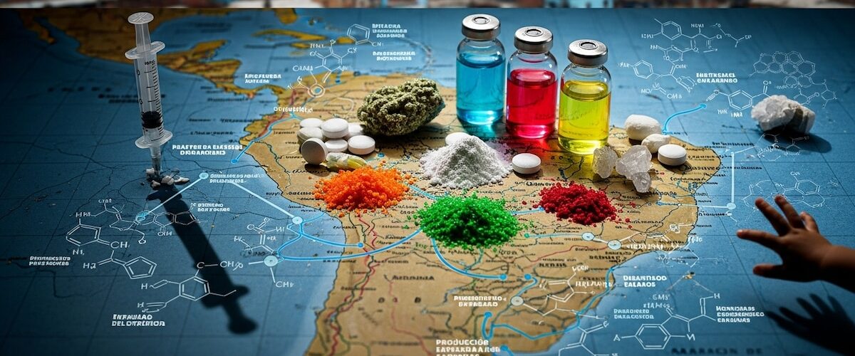 El avance de las drogas sintéticas en América Latina plantea serios riesgos para los consumidores y la salud pública.