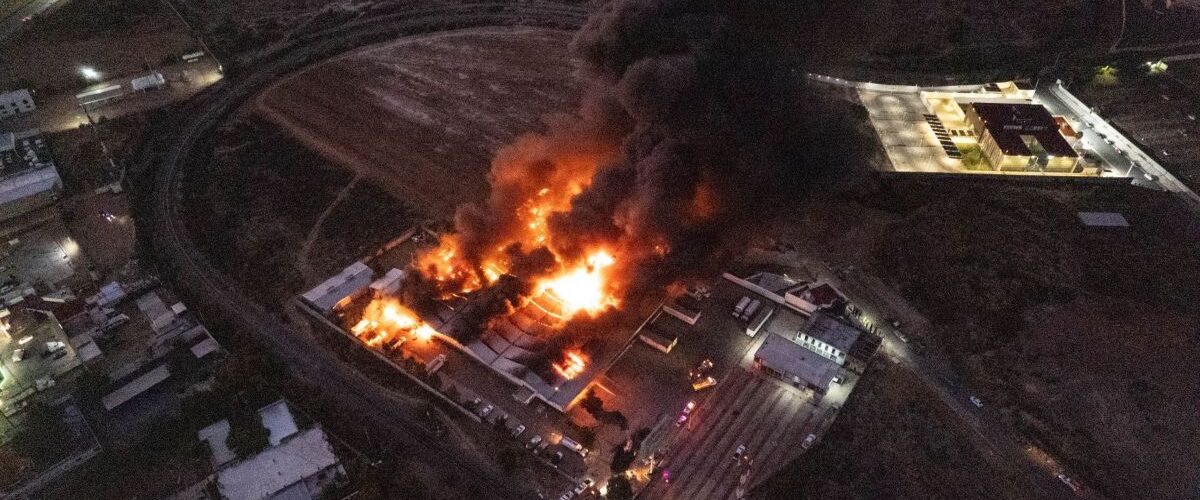 FGR investiga incendio en bodegas del Bienestar en Zacatecas