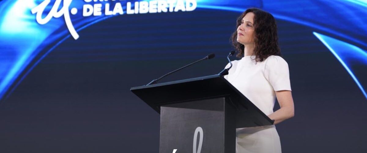 Ayuso critica el socialismo en la Universidad de la Libertad