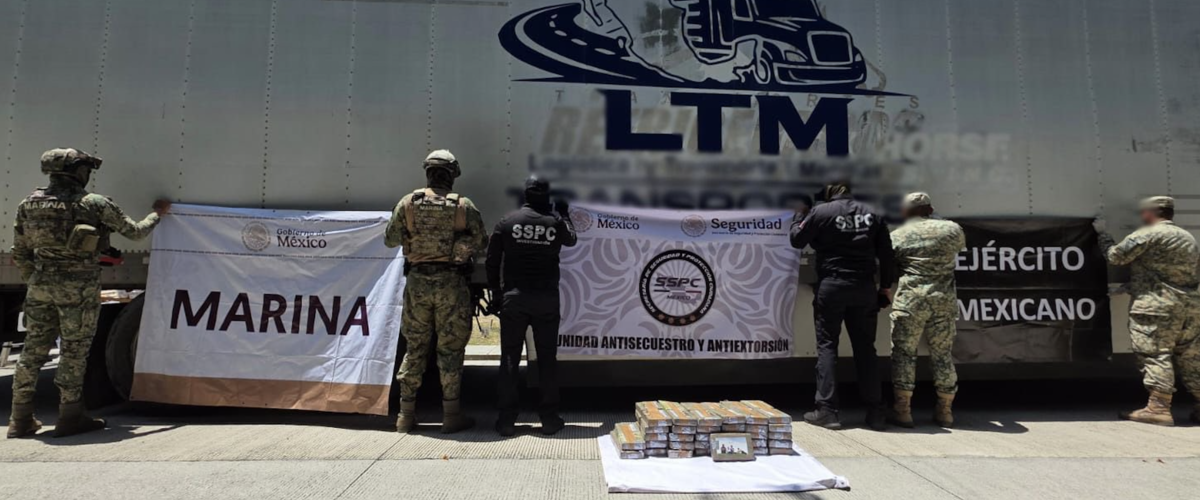 Decomisan 60 kilos de cocaína en Colima durante control de seguridad