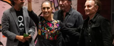 Sheinbaum y U2 celebran la clausura de la Street Child World Cup 2026