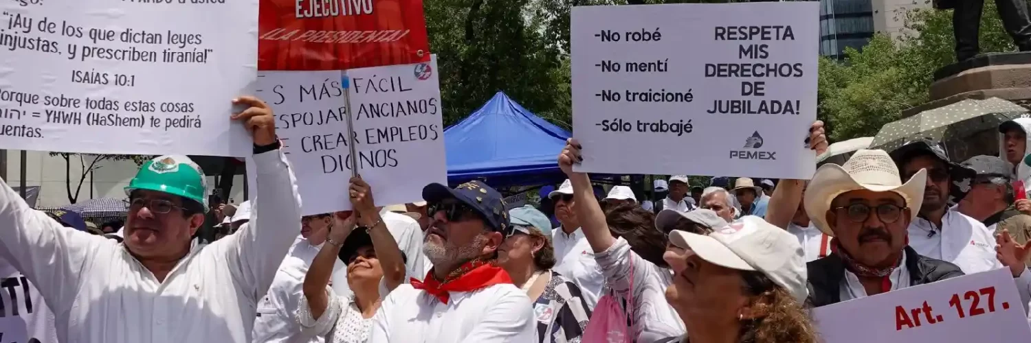 Tribunal frena recortes a pensiones de jubilados de la CFE