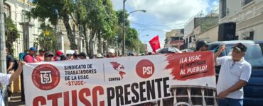 Cientos de estudiantes y organizaciones sociales piden la anulación de la elección de Walter Mazariegos en la USAC.