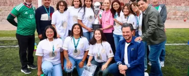 Claudia Sheinbaum entrega boletos del Mundial en San Luis Potosí