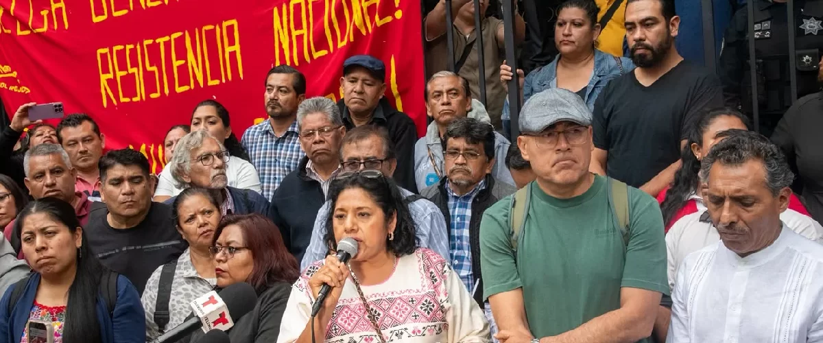 CNTE decide movilizaciones en Ciudad de México antes del Mundial 2026