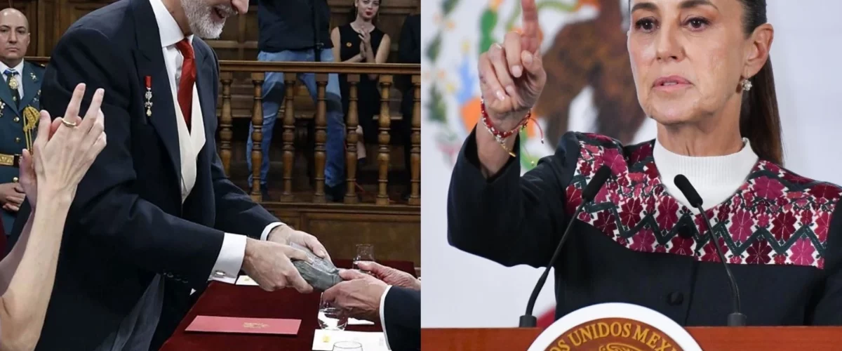 Rey Felipe VI de España se reúne con Claudia Sheinbaum en México
