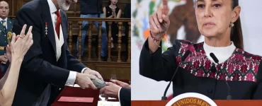 Rey Felipe VI de España se reúne con Claudia Sheinbaum en México