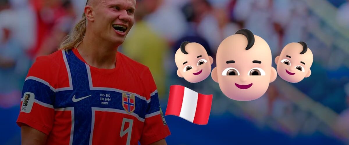 Más de 500 niños peruanos han sido nombrados Erling Haaland, reflejando la fiebre por el futbolista noruego.