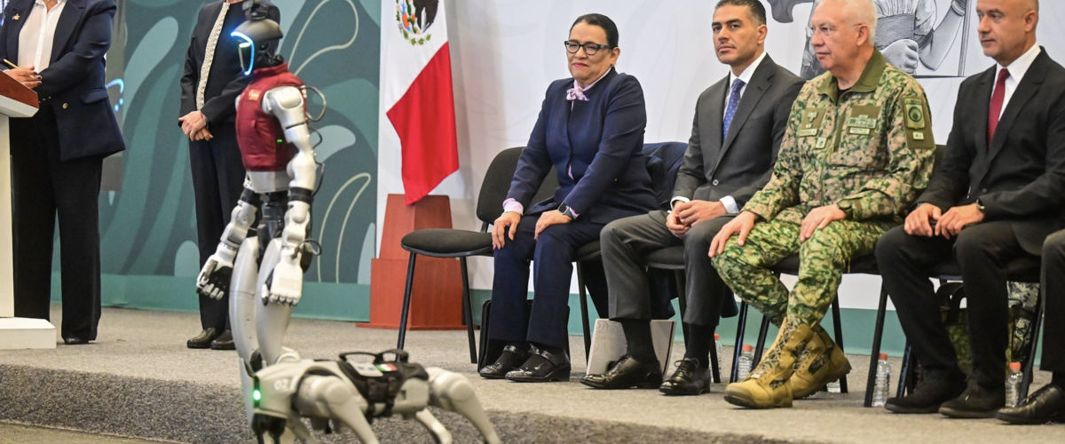 Edomex incorpora robots de seguridad para mejorar vigilancia pública