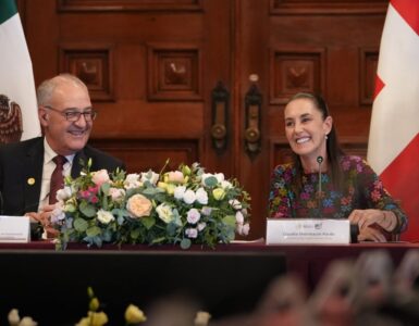 Sheinbaum y el presidente de Suiza celebran relaciones diplomáticas en México