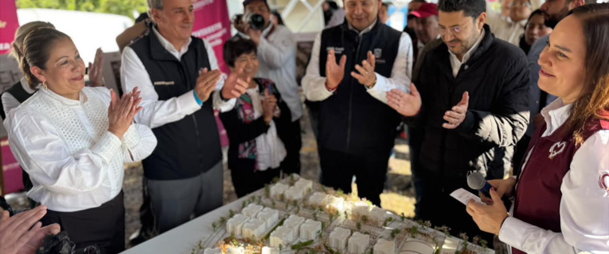 Construcción de viviendas del ISSSTE en Puebla para derechohabientes