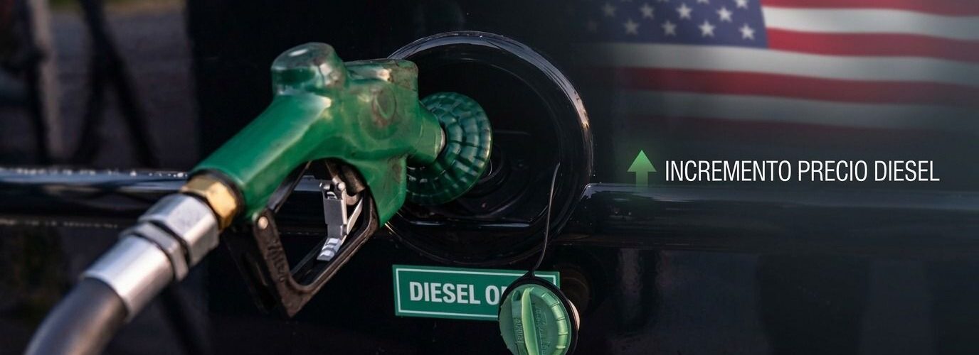 El precio del diésel en Estados Unidos sube a niveles inéditos, alcanzando los $6.26 por galón. ¿Qué significa esto?