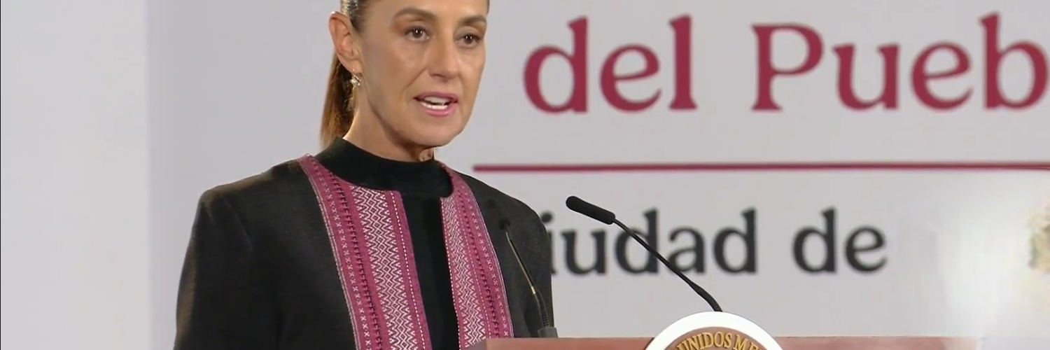 Claudia Sheinbaum ofrece conferencia matutina desde Palacio Nacional