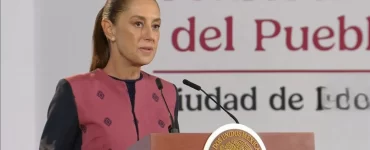 Claudia Sheinbaum presenta su conferencia matutina desde Palacio Nacional