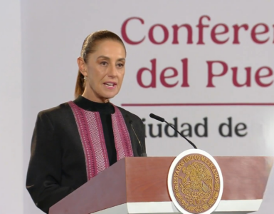 Claudia Sheinbaum ofrece conferencia matutina desde Palacio Nacional