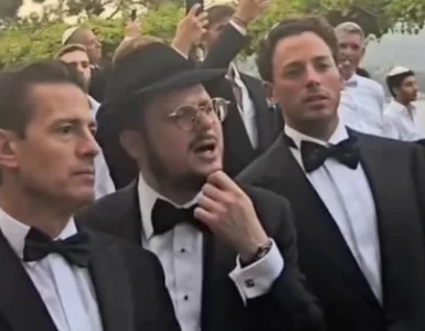 Enrique Peña Nieto asiste a la boda del cantante Omer Adam en Italia