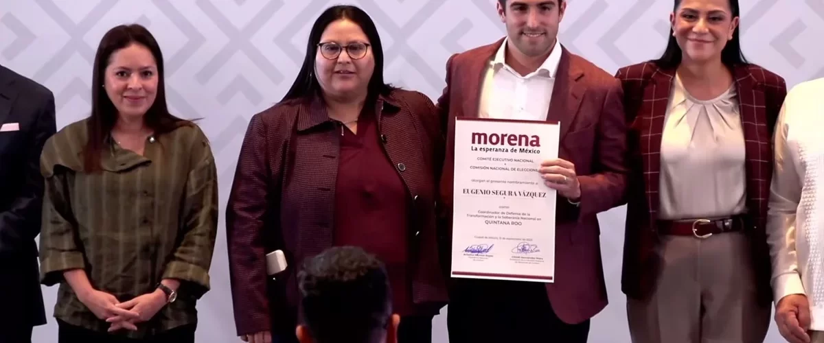 Gino Segura lidera la defensa de Morena en Quintana Roo