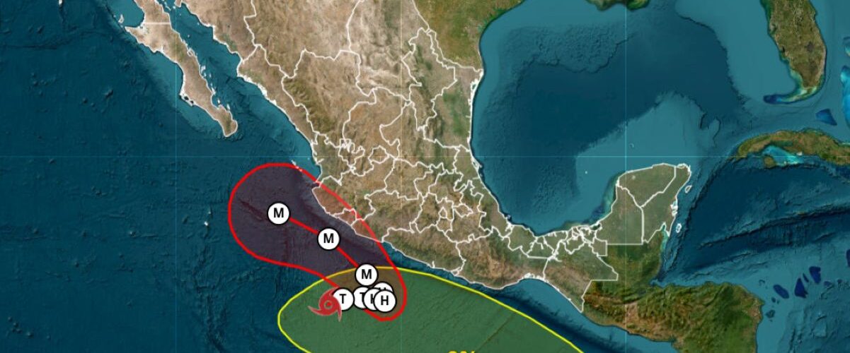 La depresión tropical Diecisiete-E se convierte en huracán Polo