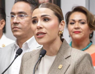 Marina del Pilar aborda el financiamiento de Amílcar Olán en su campaña