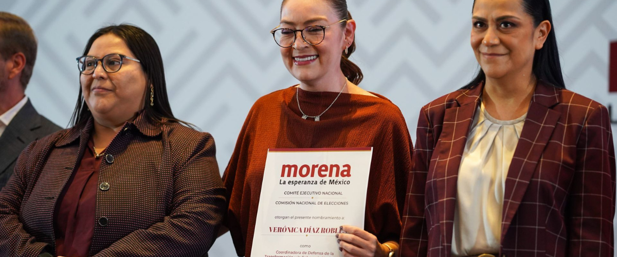Verónica Díaz asume liderazgo de Morena en Zacatecas para 2027