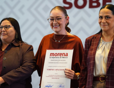 Verónica Díaz asume liderazgo de Morena en Zacatecas para 2027