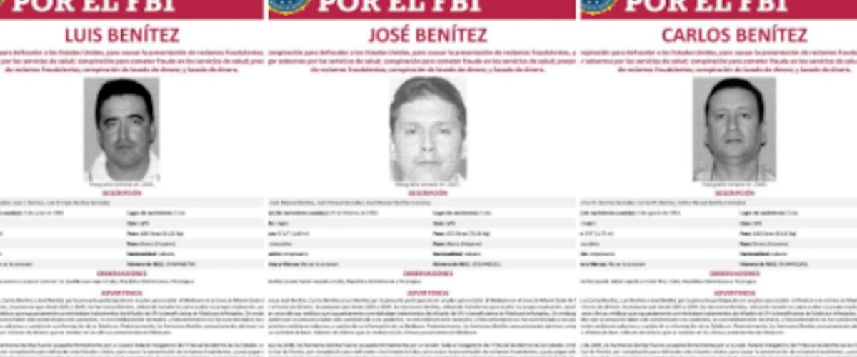 Autoridades estadounidenses buscan a diez cubanos por asaltos y fraudes sanitarios, con Cuba como posible paradero.