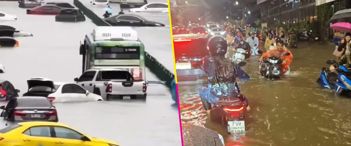 Las intensas lluvias en Bangkok han desatado inundaciones, llevando a las autoridades a declarar zona de desastre en 50 distritos.